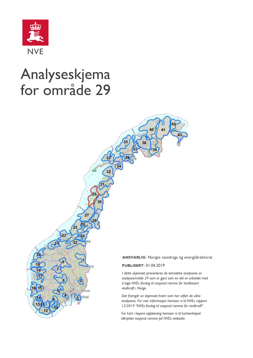 Analyseskjema for Område 29