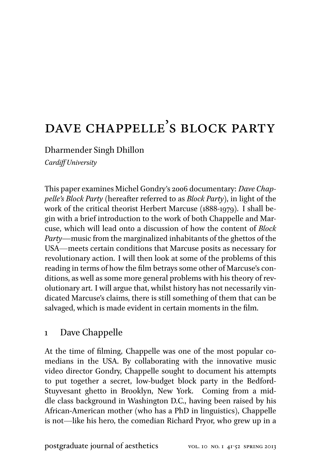 Dave Chappelle's Block Party