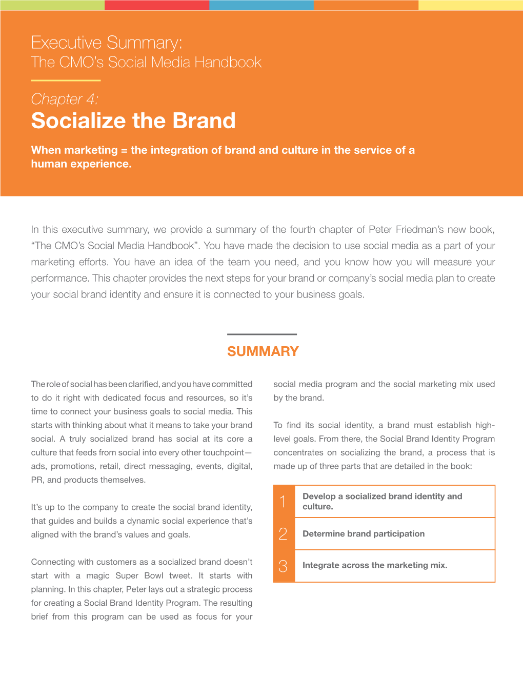 Socialize the Brand