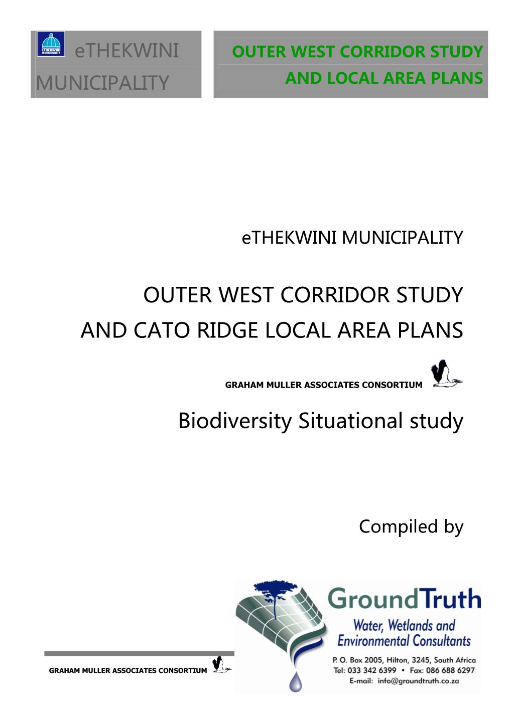 Outer West Corridor Study and Local Area Plans
