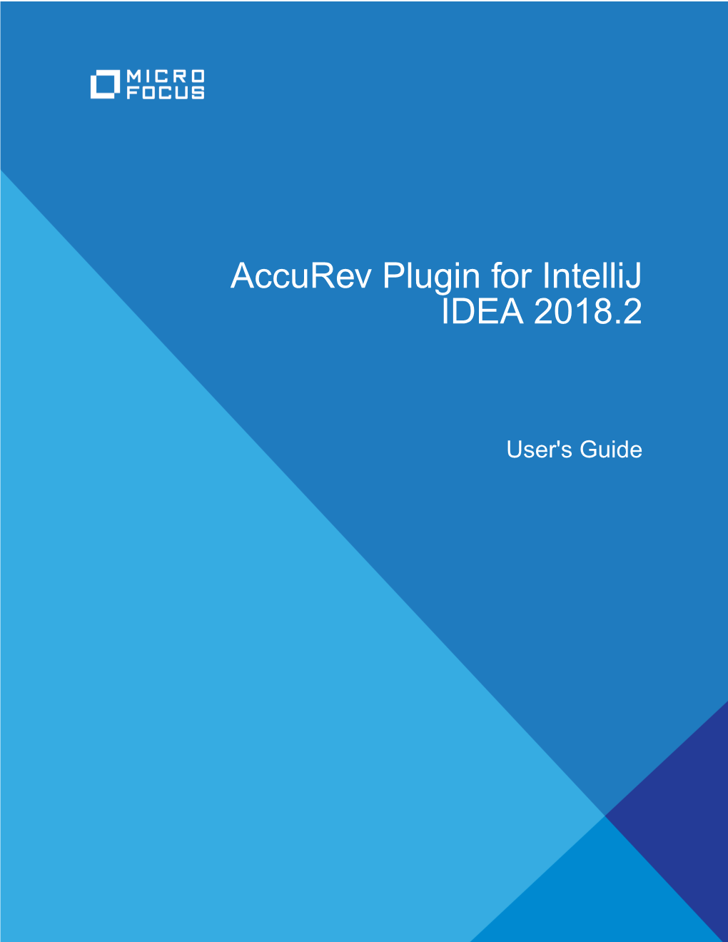 Accurev Plugin for Intellij IDEA 2018.2