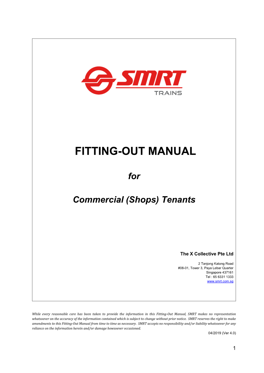 Tenant's Fitting-Out Manual