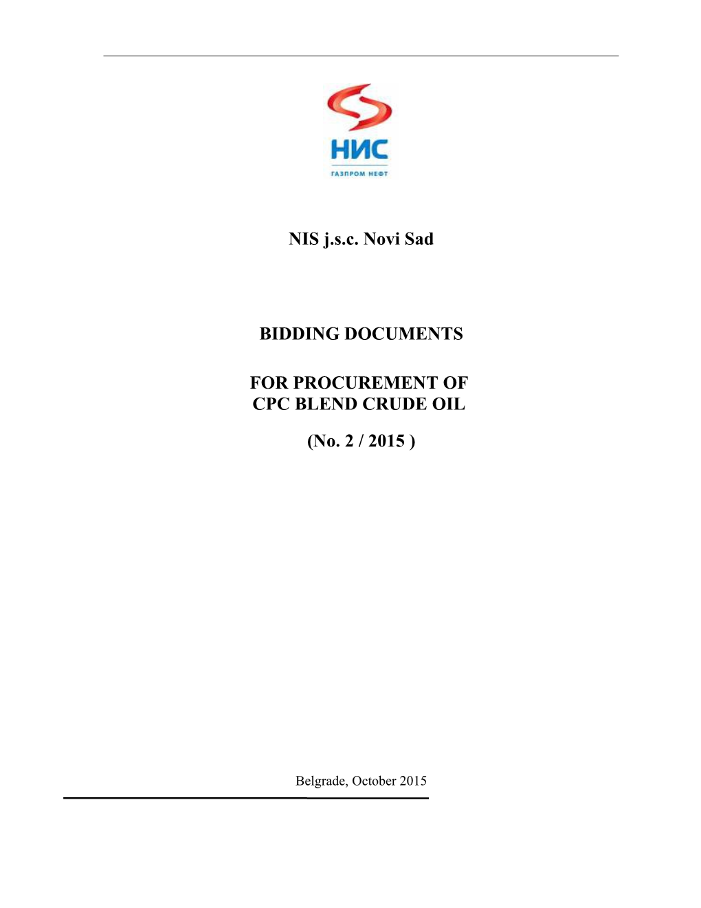 Bidding Documents