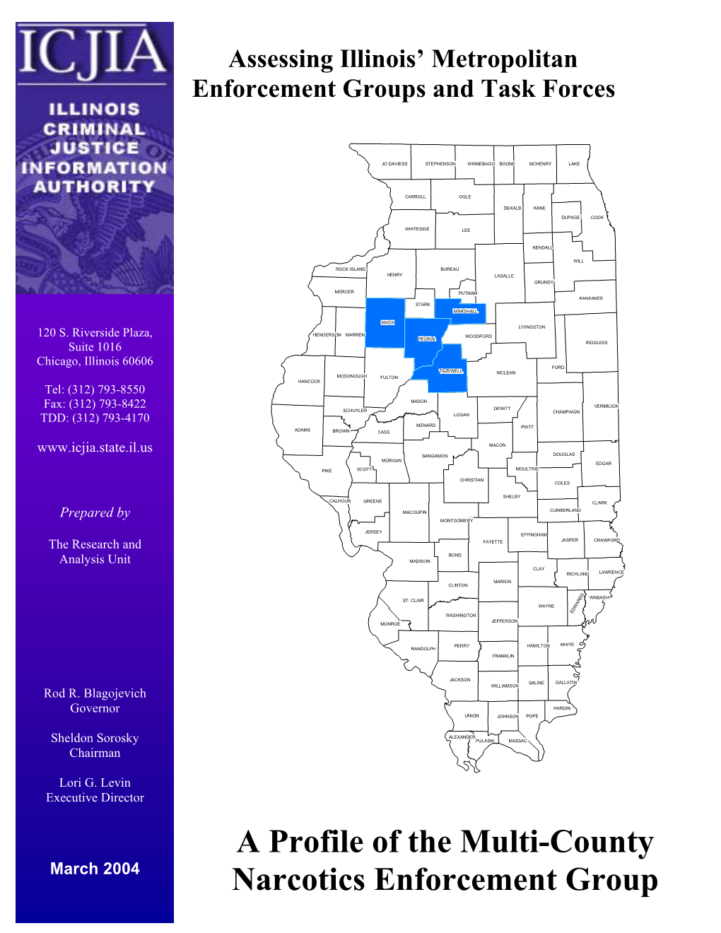 A Profile of the Multi-County Narcotics Enforcement Group