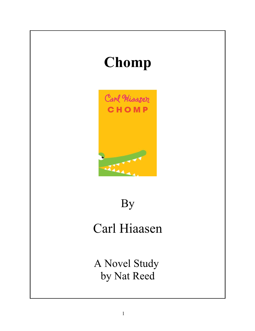 Chomp by Carl Hiaasen