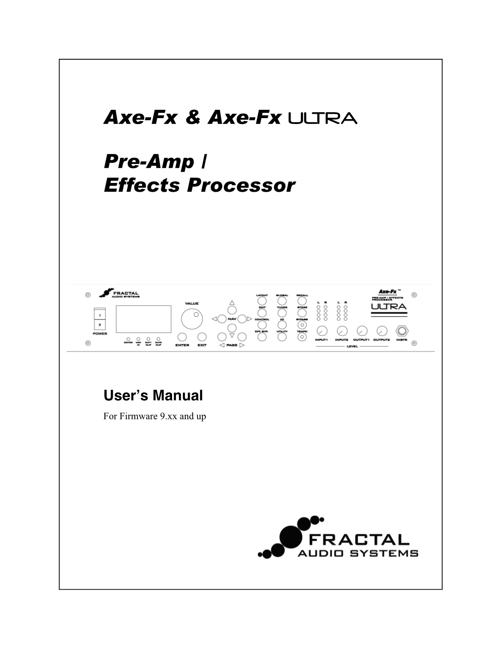 Axe-Fx & Axe-Fx ULTRA