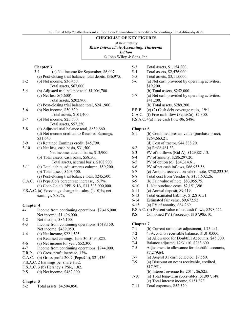 Kieso Intermediate Accounting, Thirteenth Edition