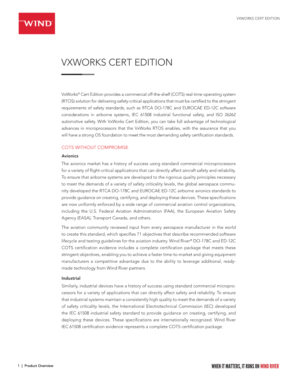 Vxworks Cert Edition