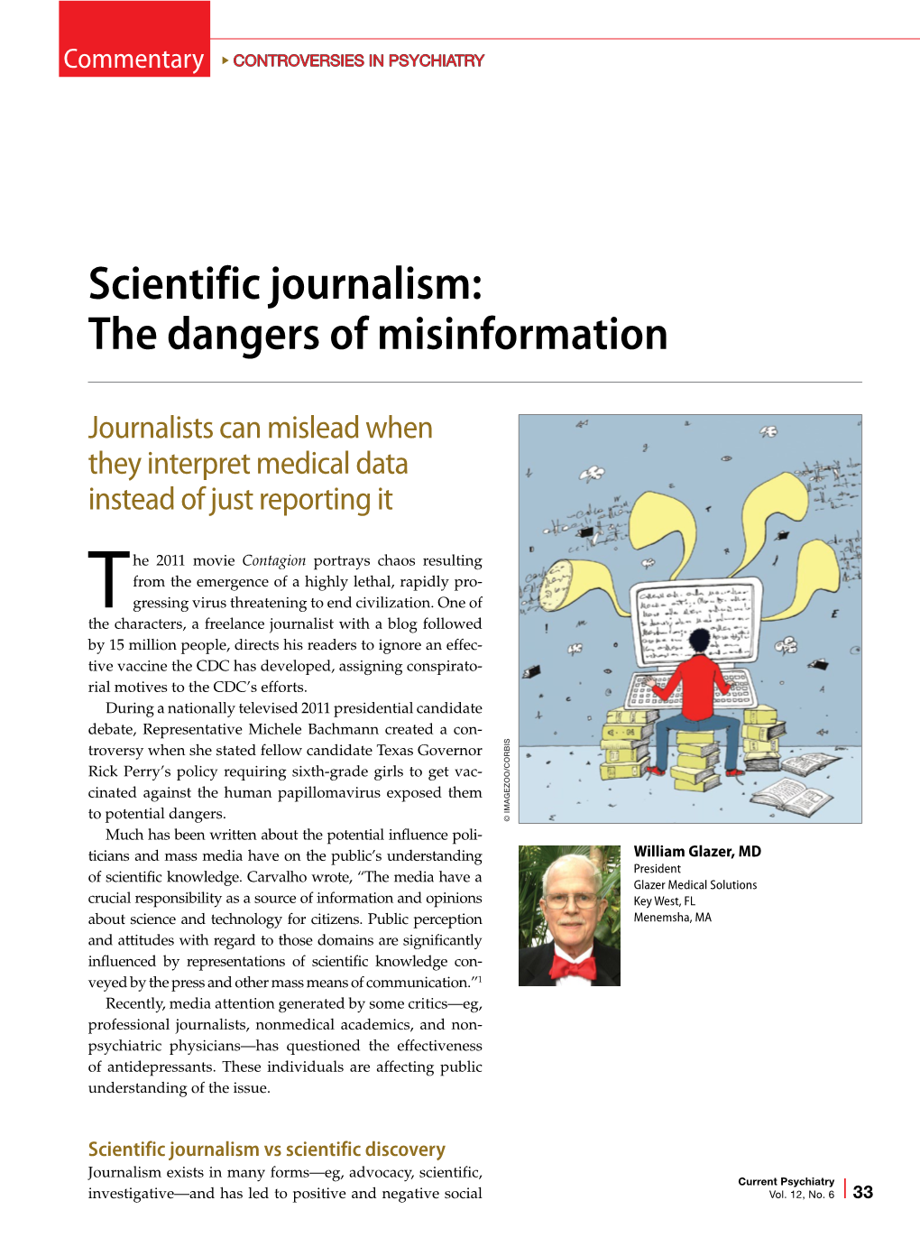 Scientific Journalism: the Dangers of Misinformation