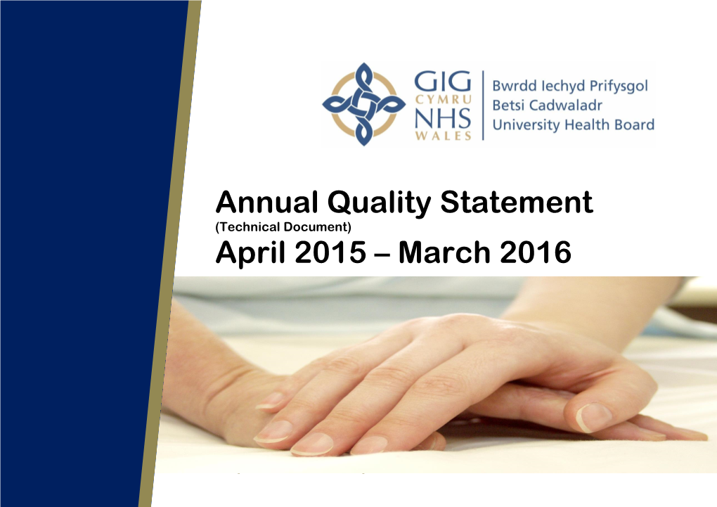 Annual Quality Statement April 2015