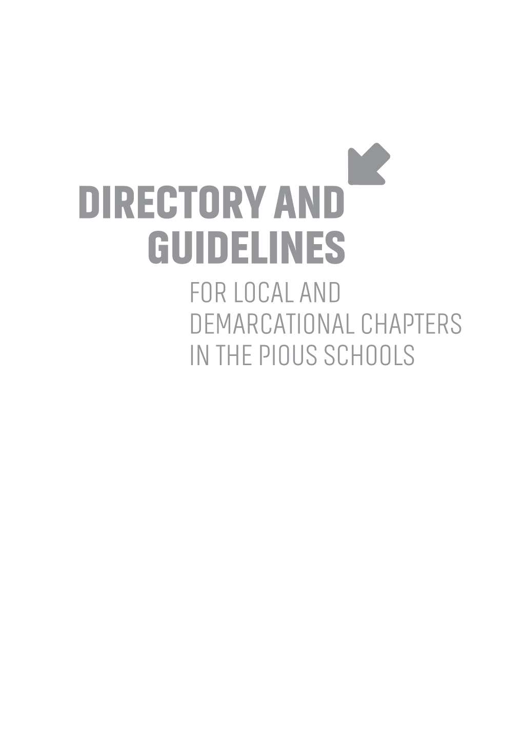 Directory and Guidelines