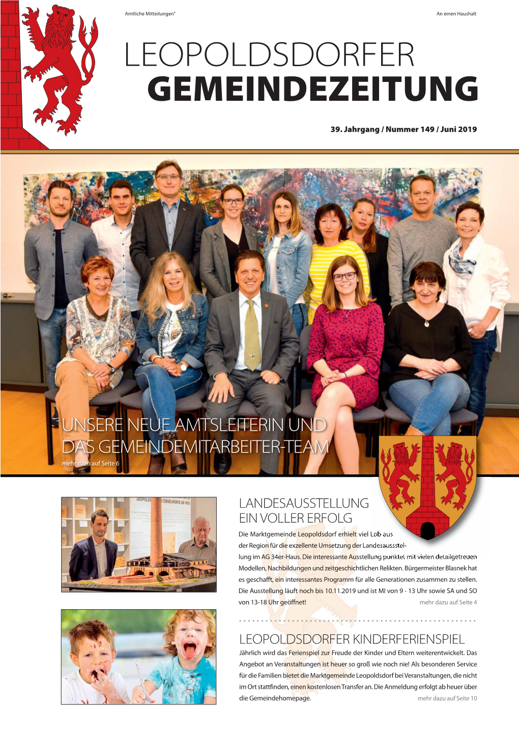 Leopoldsdorfer Gemeindezeitung 06-2019