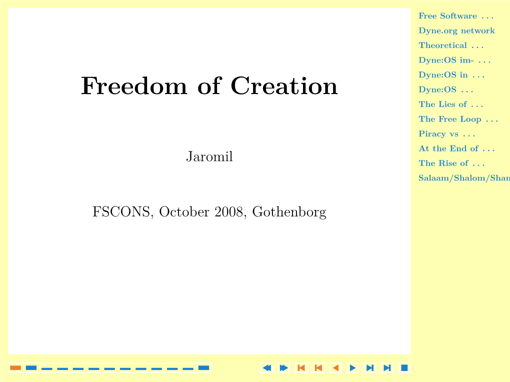 Freedom of Creation Dyne:OS
