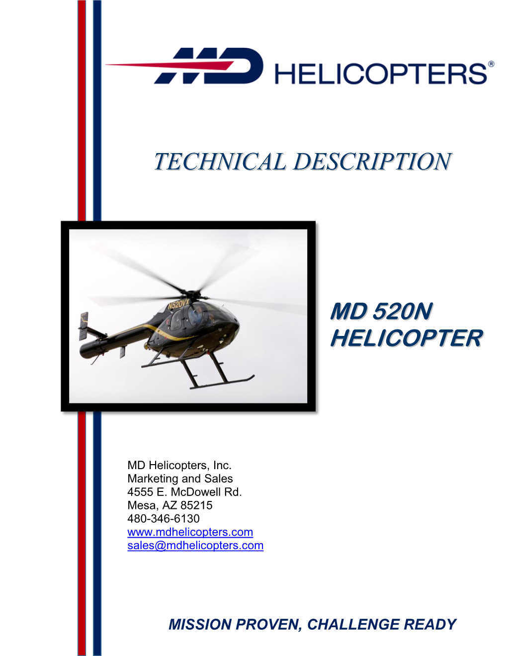 Md 520N Helicopter