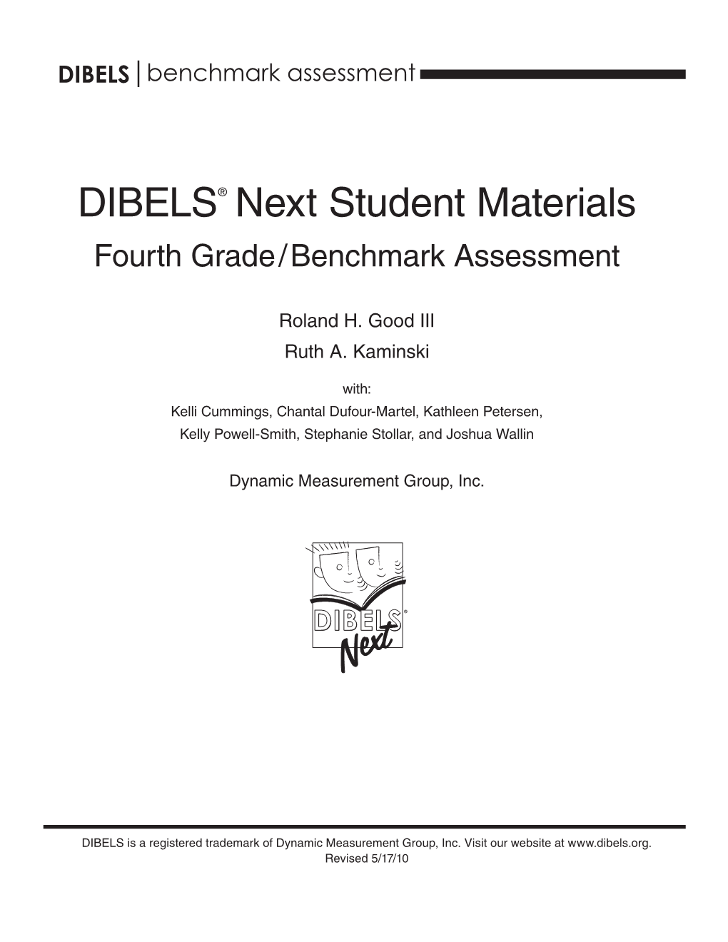 DIBELS® Next Student Materials Fourth Grade/Benchmark Assessment