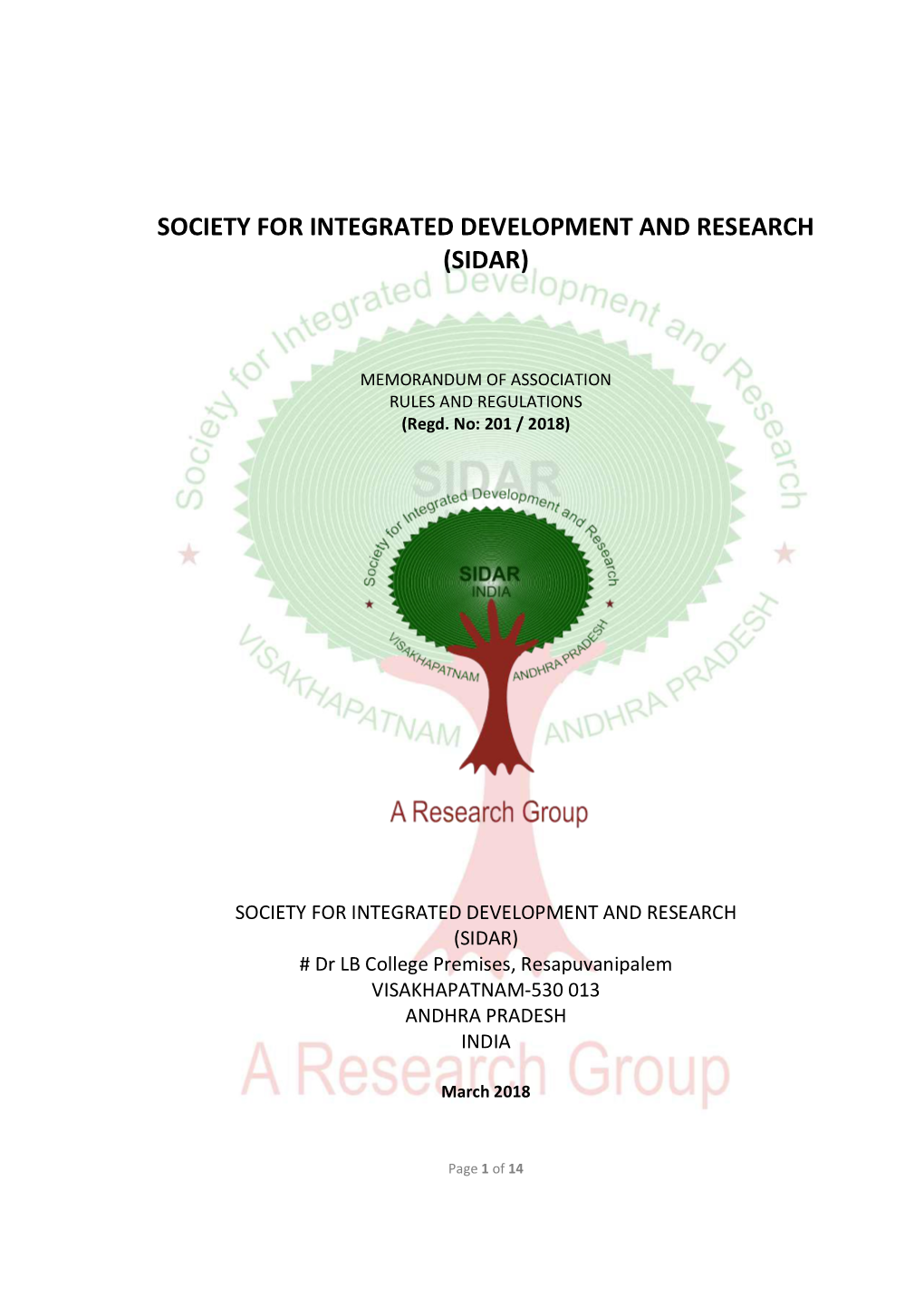 Society for Integrated Development and Research (Sidar)