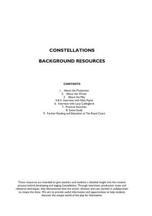 Constellations Education Resource Pack