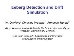 Iceberg Detection and Drift Simulation