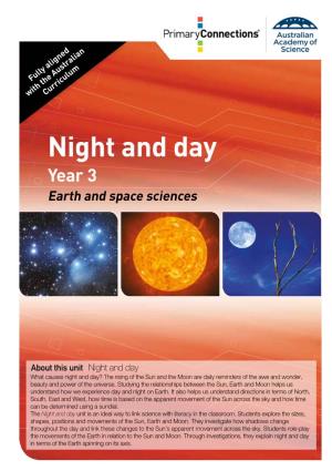 Night and Day Year 3 Earth and Space Sciences