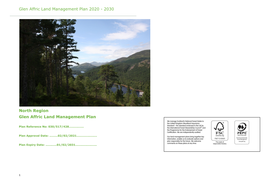 Glen Affric Land Management Plan 2020 - 2030