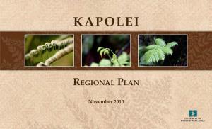 Kapolei Regional Plan