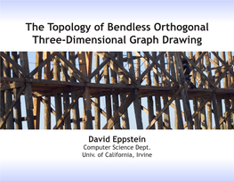 The Topology of Bendless Orthogonal Three-Dimensional Graph Drawing