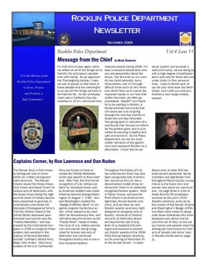 November 2009 Newsletter.Pub