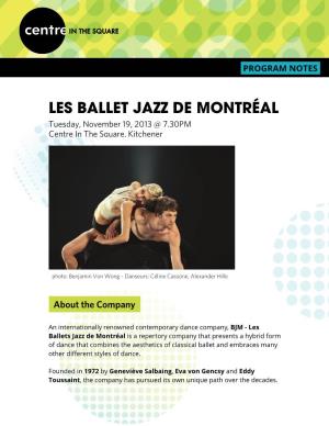 Bl Les Ballet Jazz De Montréal