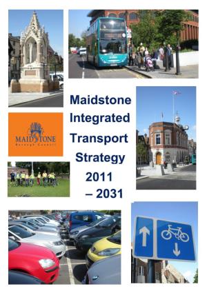 Maidstone Borough Council Integrated Transport Strategy 2011