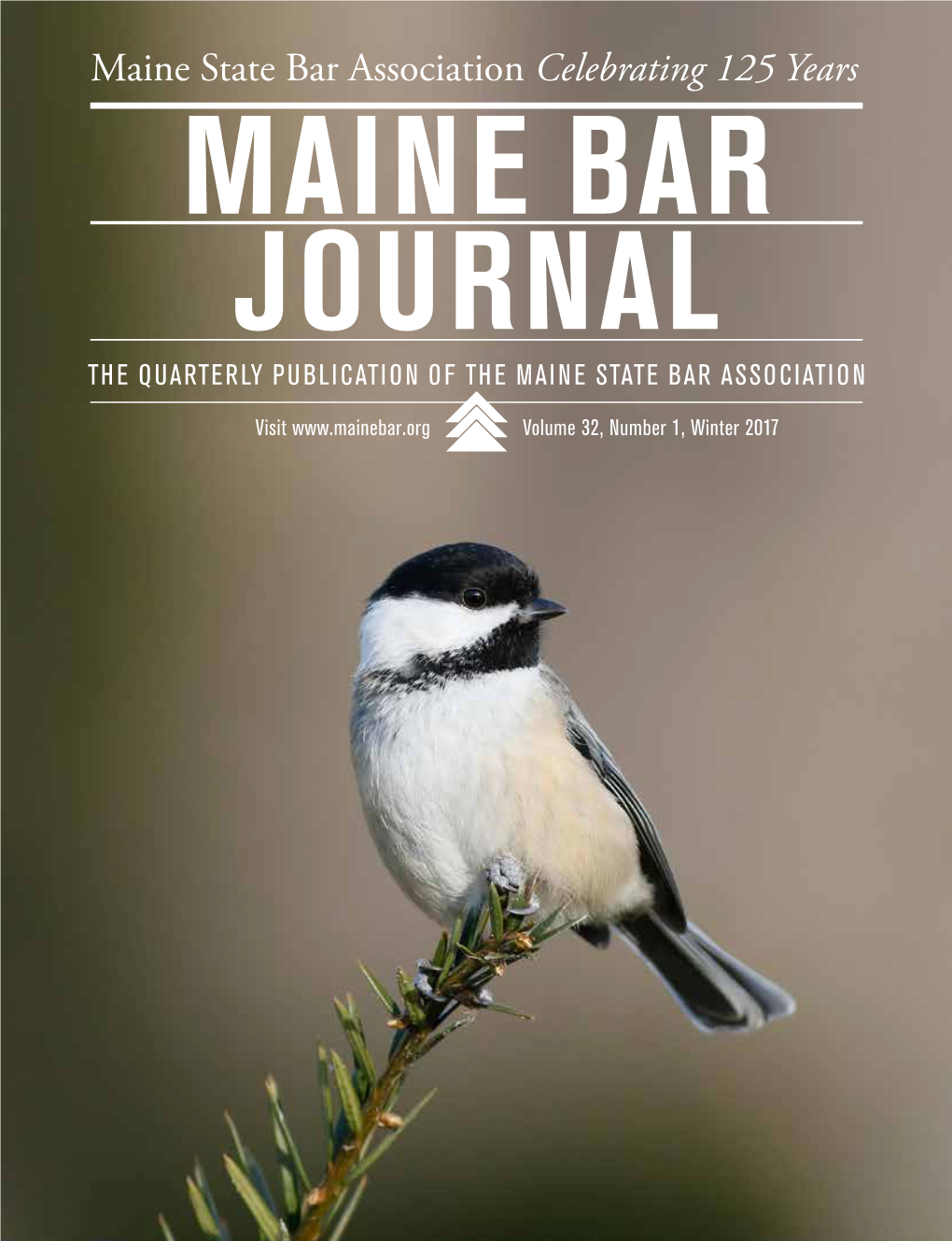 Maine State Bar Association Celebrating 125 Years MAINE BAR JOURNAL the QUARTERLY PUBLICATION of the MAINE STATE BAR ASSOCIATION
