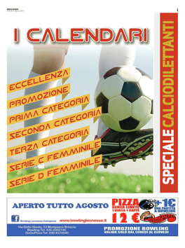 Calendario Calcio Dilettanti 2015/2016