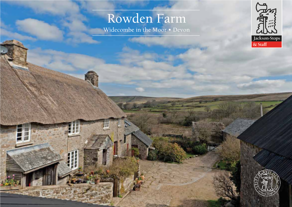 Rowden Farm Widecombe in the Moor • Devon