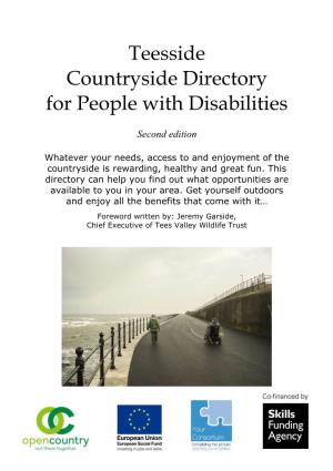 Teesside Countryside Directory for People with Disabilities
