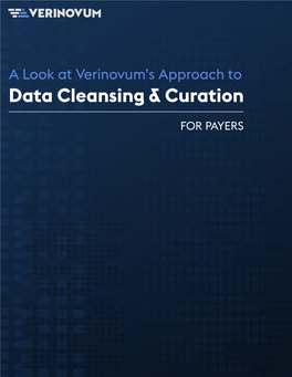 Data Cleansing & Curation