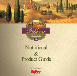 DI LUSSO Nutrition and Product Guide.Pdf