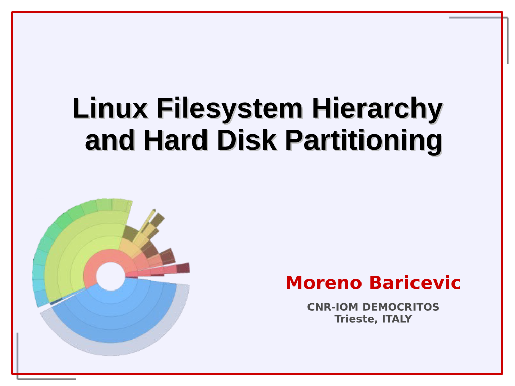 Linux Filesystem Hierarchy and Hard Disk Partitioning