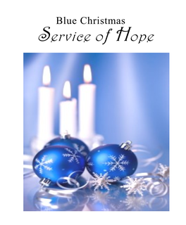 Blue Christmas Service CANDLELIGHTING