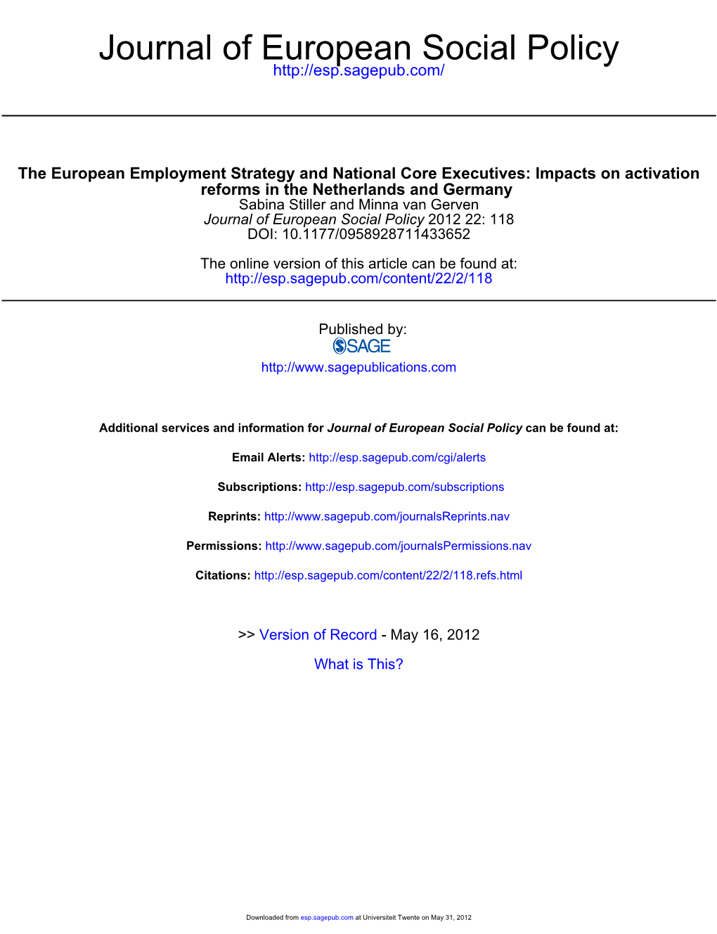 European Employment