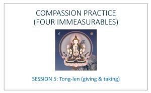 Compassion Practice (Four Immeasurables)