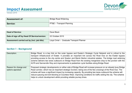 Impact Assessment Version 2015