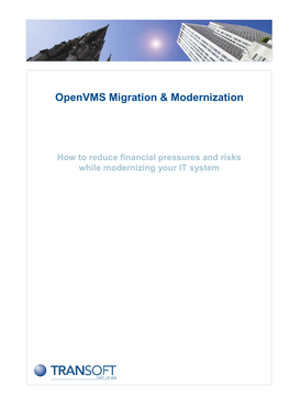 Openvms Migration & Modernization