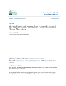 The Problems and Potentials in Haunted Maternal Horror Narratives