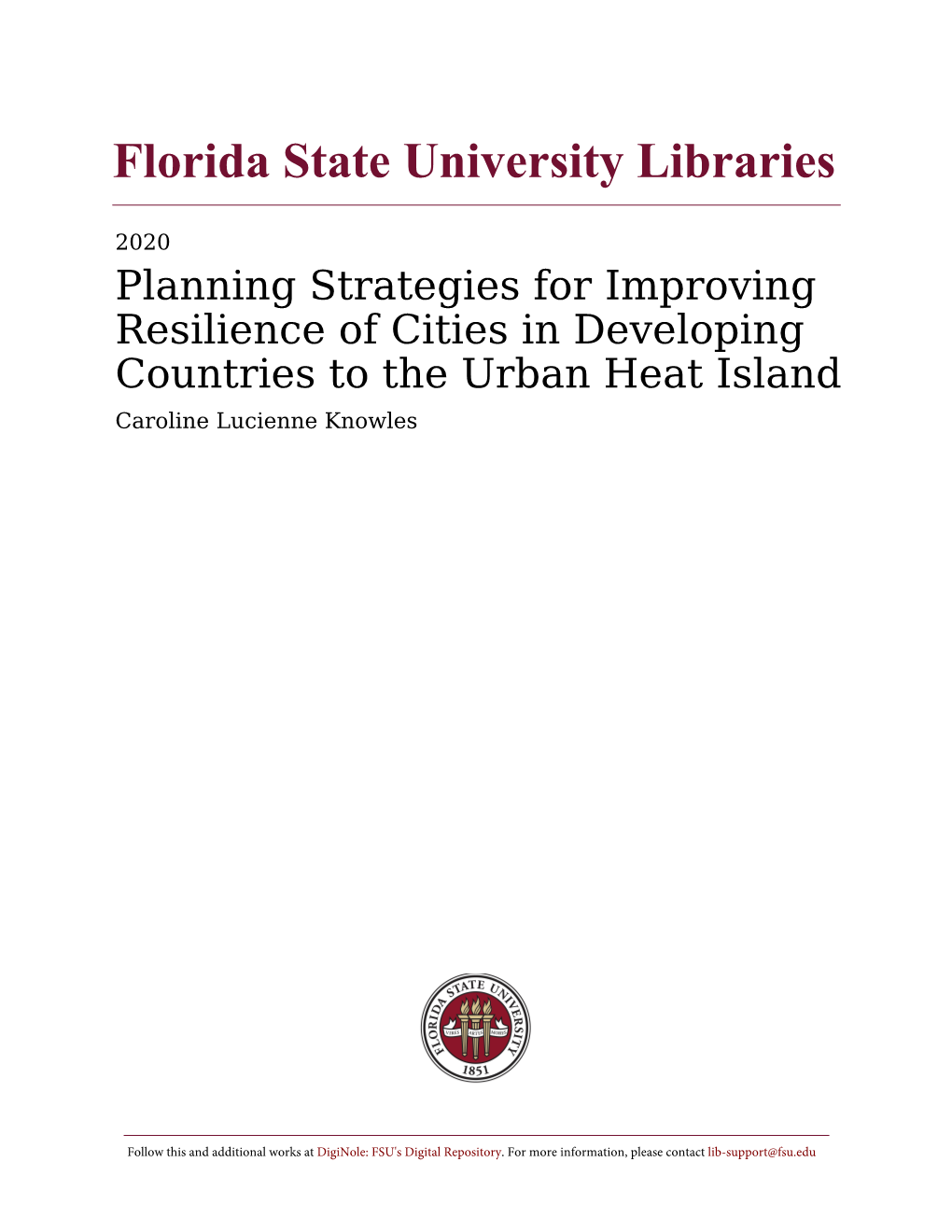 Florida State University Libraries