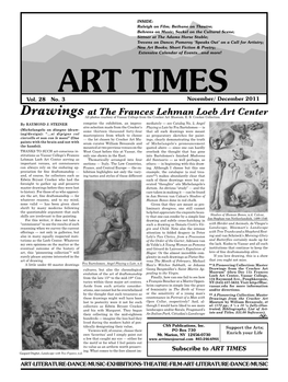 November/ December 2011 Drawings at the Frances Lehman Loeb Art Center All Photos Courtesy of Vassar College from the Crocker Art Museum, E