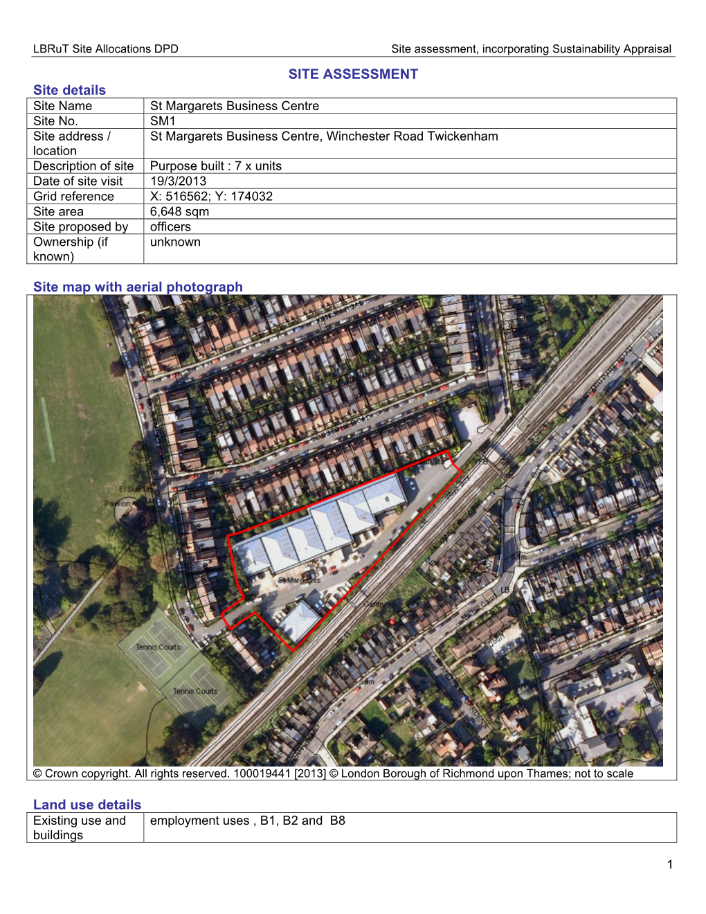 St Margarets Business Centre Site No