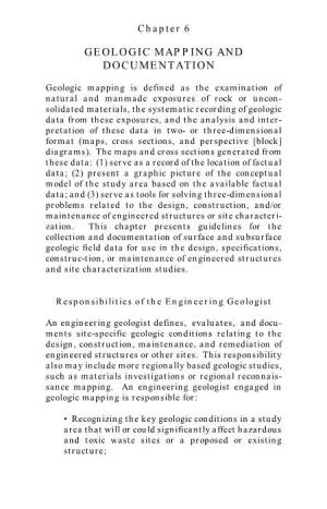 USBR Engineering Geology Field Manual Volume 1 Chapter 6