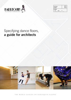 Specifying Dance Floors, a Guide for Architects