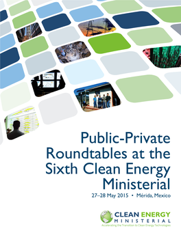 Public-Private Roundtables at the Sixth Clean Energy Ministerial
