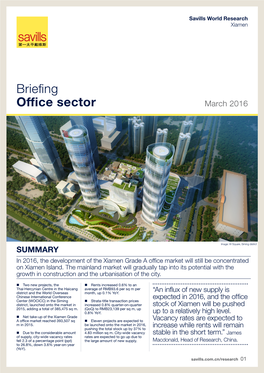 Briefing Office Sector March 2016