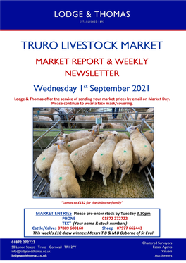 Truro Livestock Market